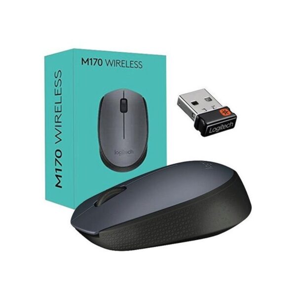 Mouse Logitech M170 Wireless Grey 910 004642 (1)