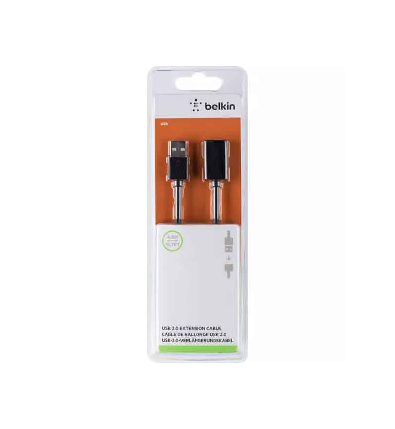 Кабель для компьютера Belkin USB-A папа/мама 4,8м