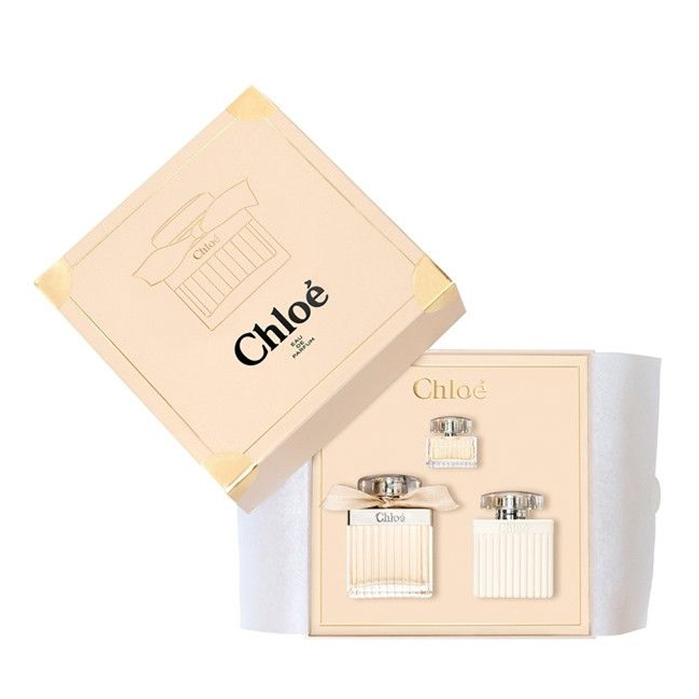 Сhloe Chloe Gift Set EDP 75ml + 15ml +Body Milk 100ml - подарочный набор — изображение 2