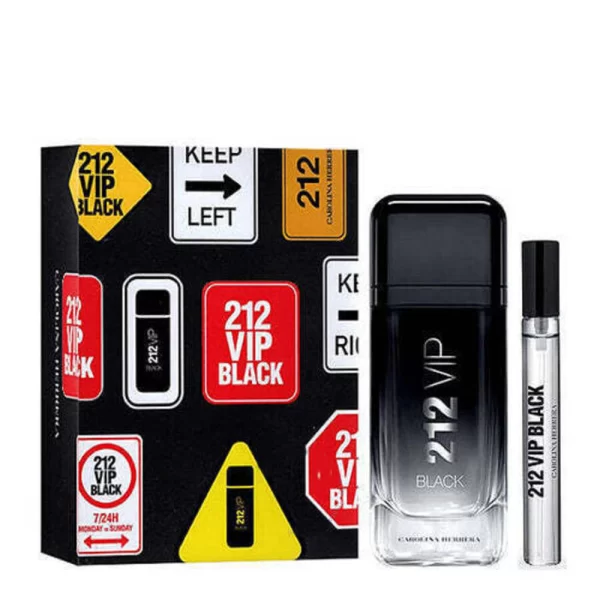 Carolina Herrera Vip Men Black Set Edp 100ml + 15ml