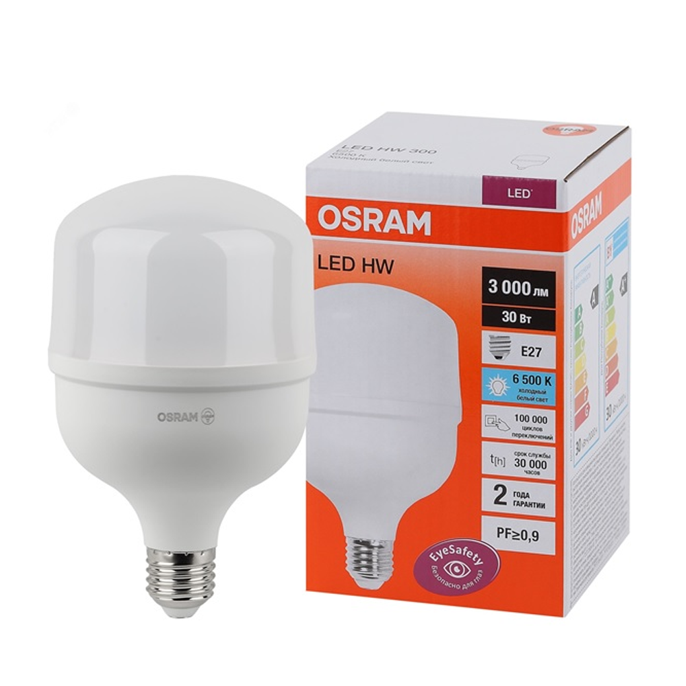 Лампа LED HW 30W/865 230V E27 12X1  RU OSRAM — изображение 2