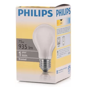 Philips Standard 60w E27 230v A55 Cl 1ct 12x10f 2